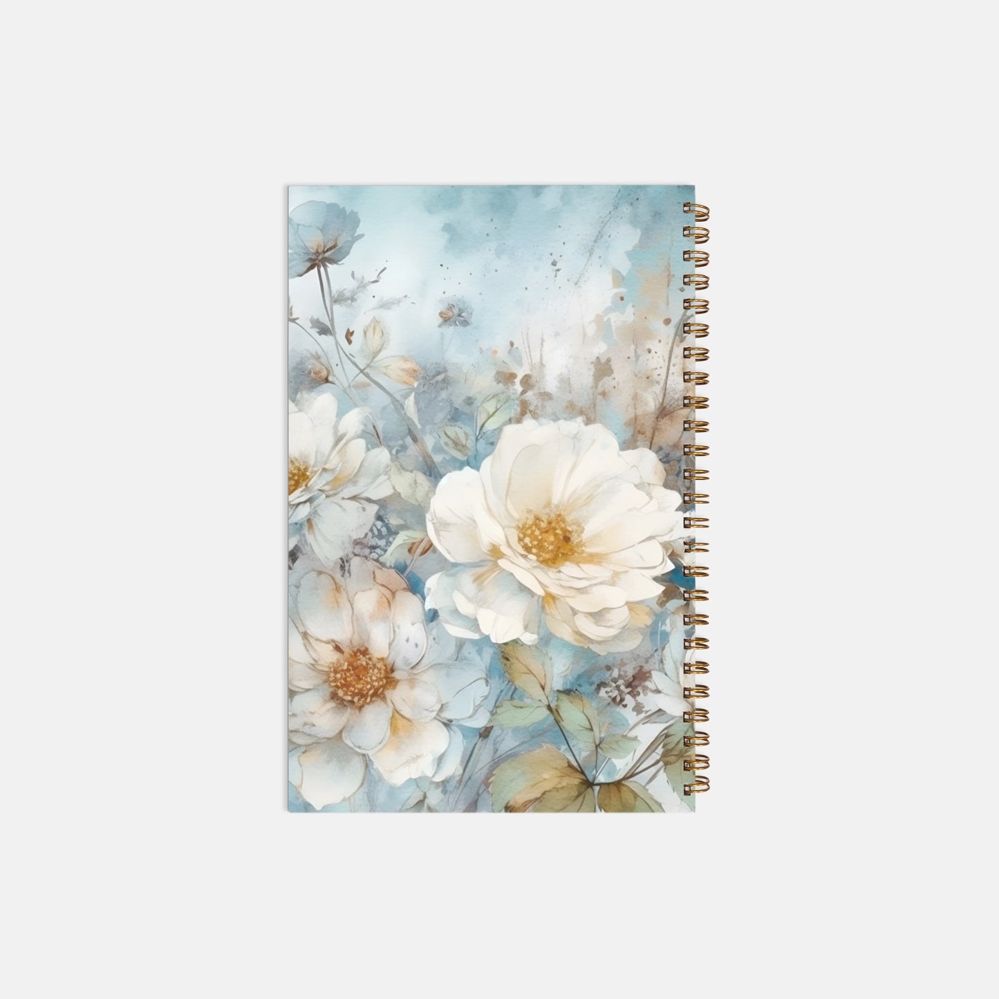 Notebook Softcover Spiral 5.5 x 8.5 - Vintage Blue