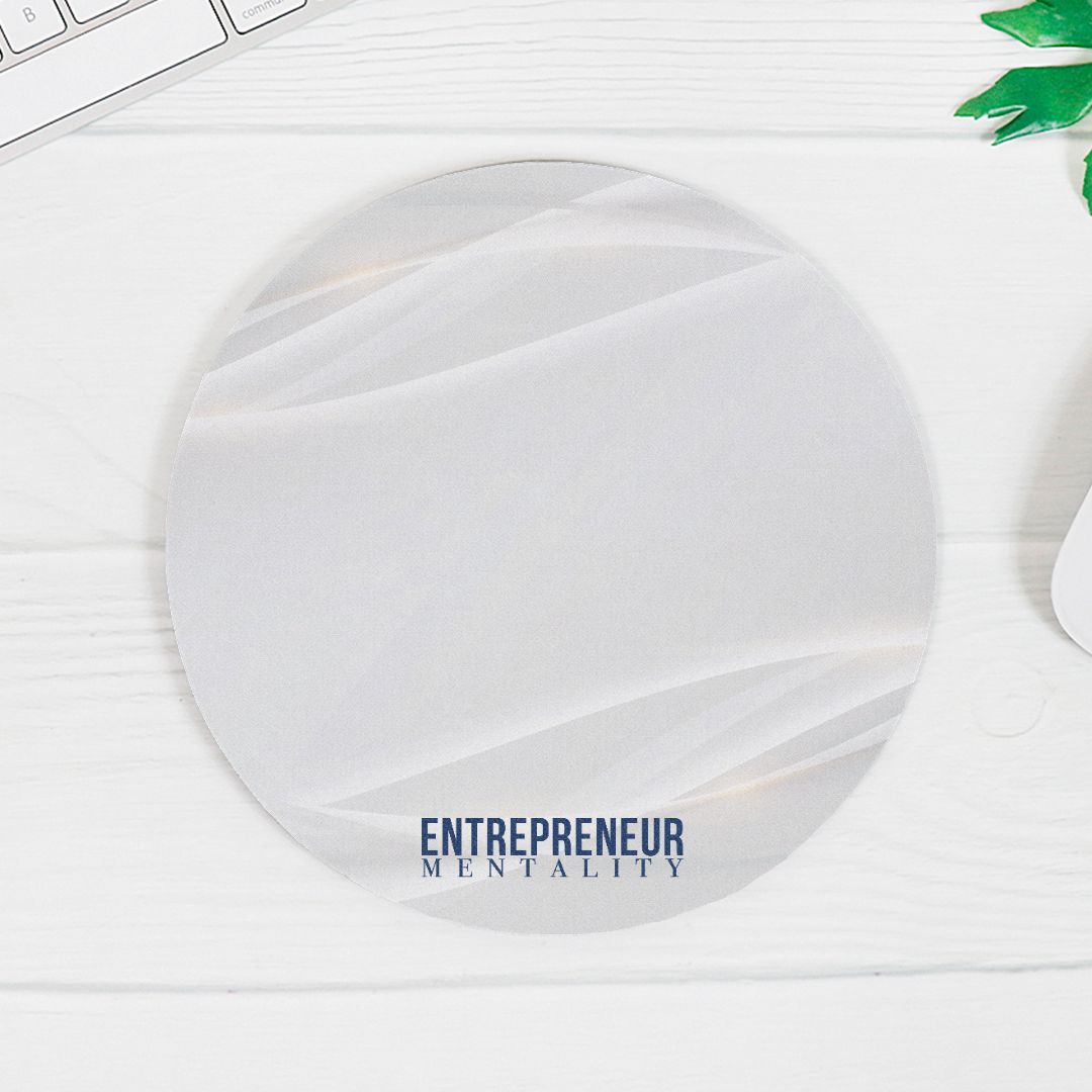 Mouse Pad (Round) - Entrepreneur Mentality