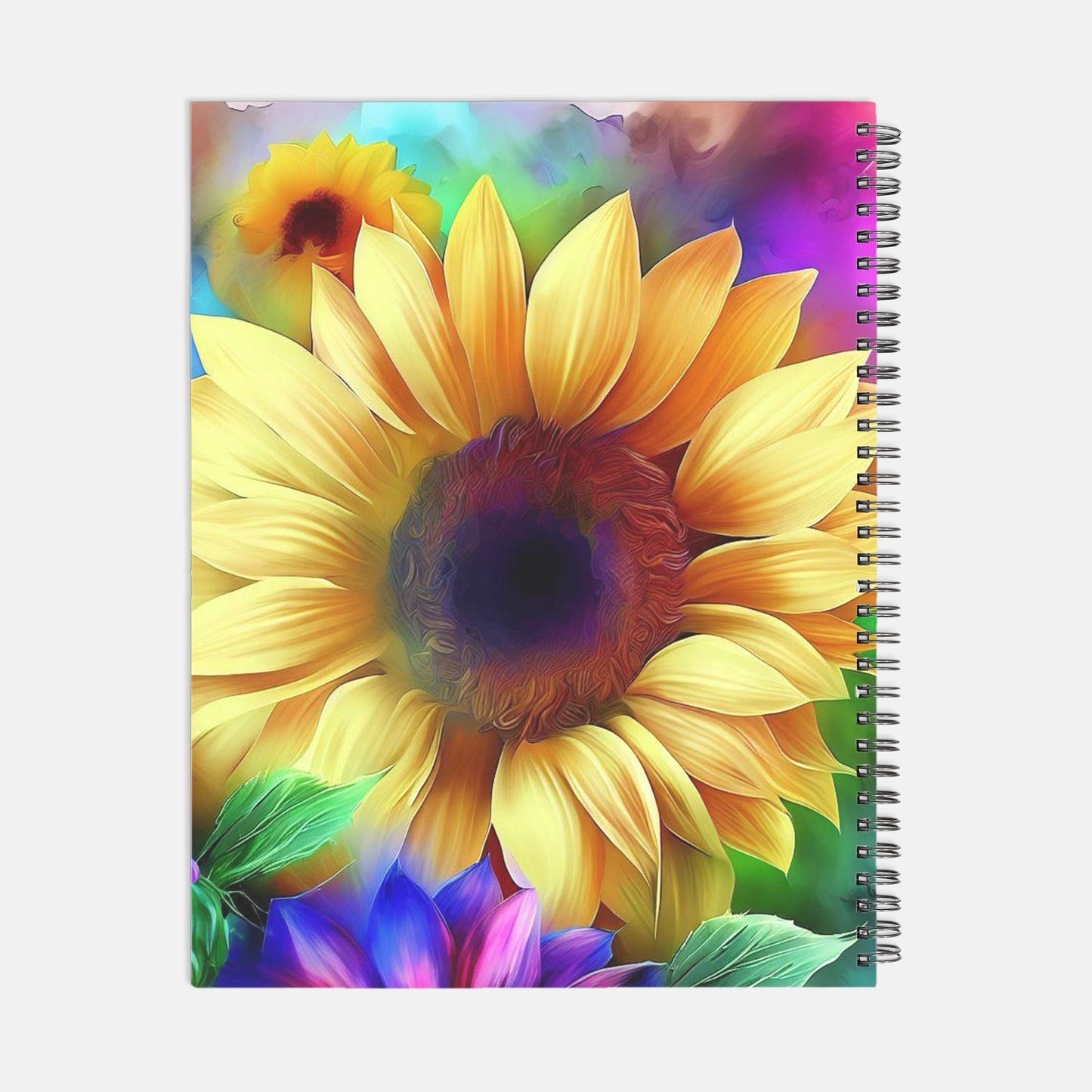 Notebook Softcover Spiral 8.5 x 11 - Sunflower Color