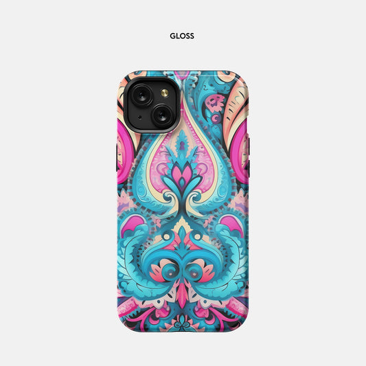 iPhone 15 Plus Tough Case - Colorful Design
