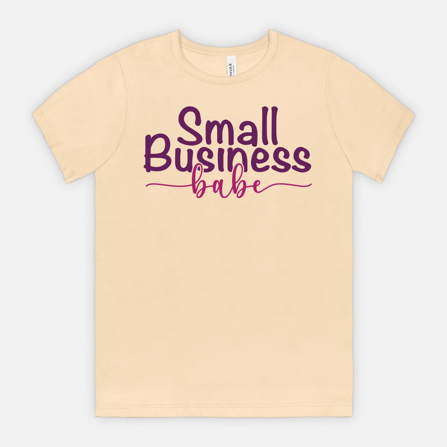 Celebrate your entrepreneurial journey with Bella Canvas Unisex Tee 3001 - Small Business Babe, from Designs On The Go. Elevate your style with this chic and comfortable tee, perfect for showcasing your pride as a small business owner.