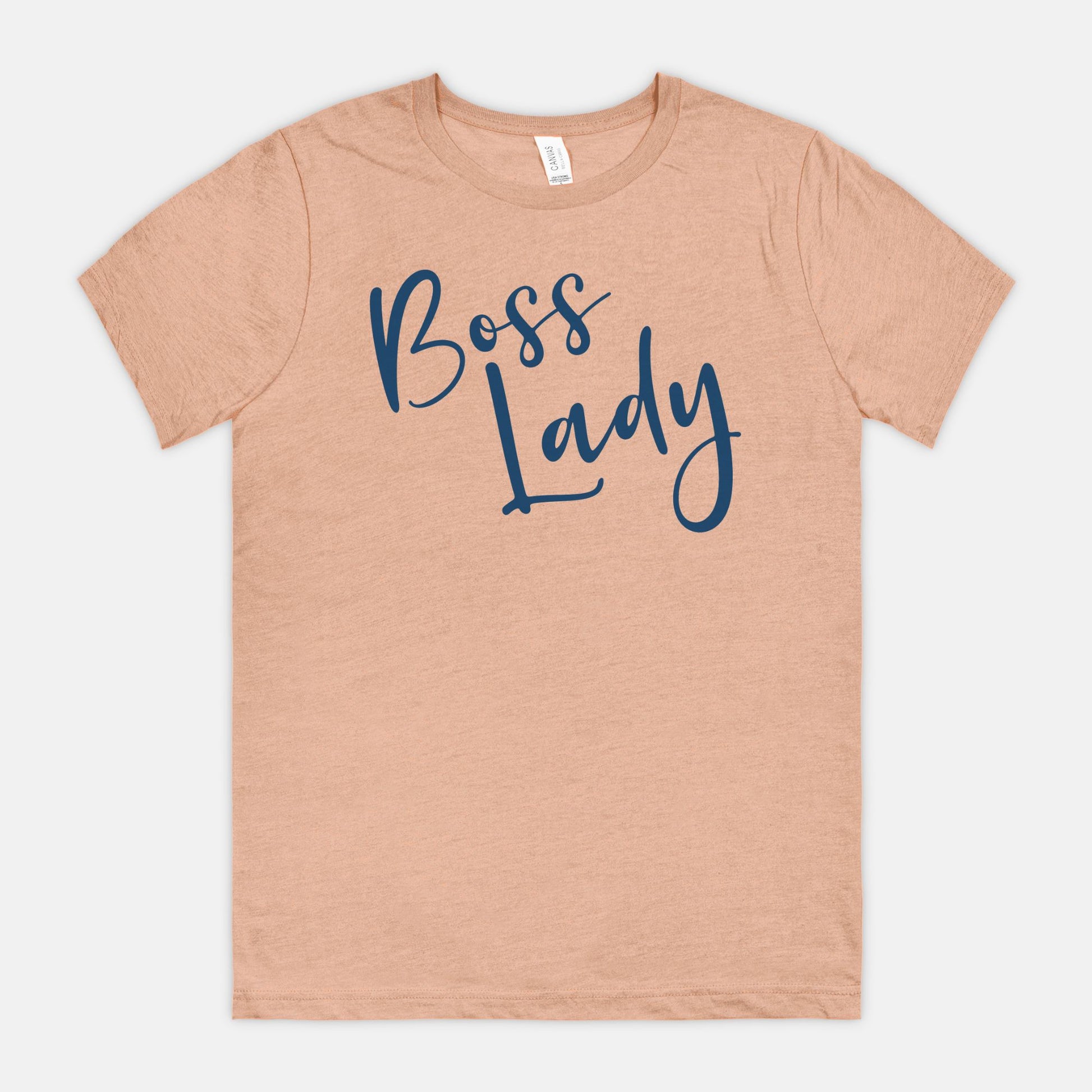 Elevate your wardrobe with Bella Canvas Unisex Tee 3001CVC - Boss Lady Classy, from Designs On The Go. Make a statement effortlessly.