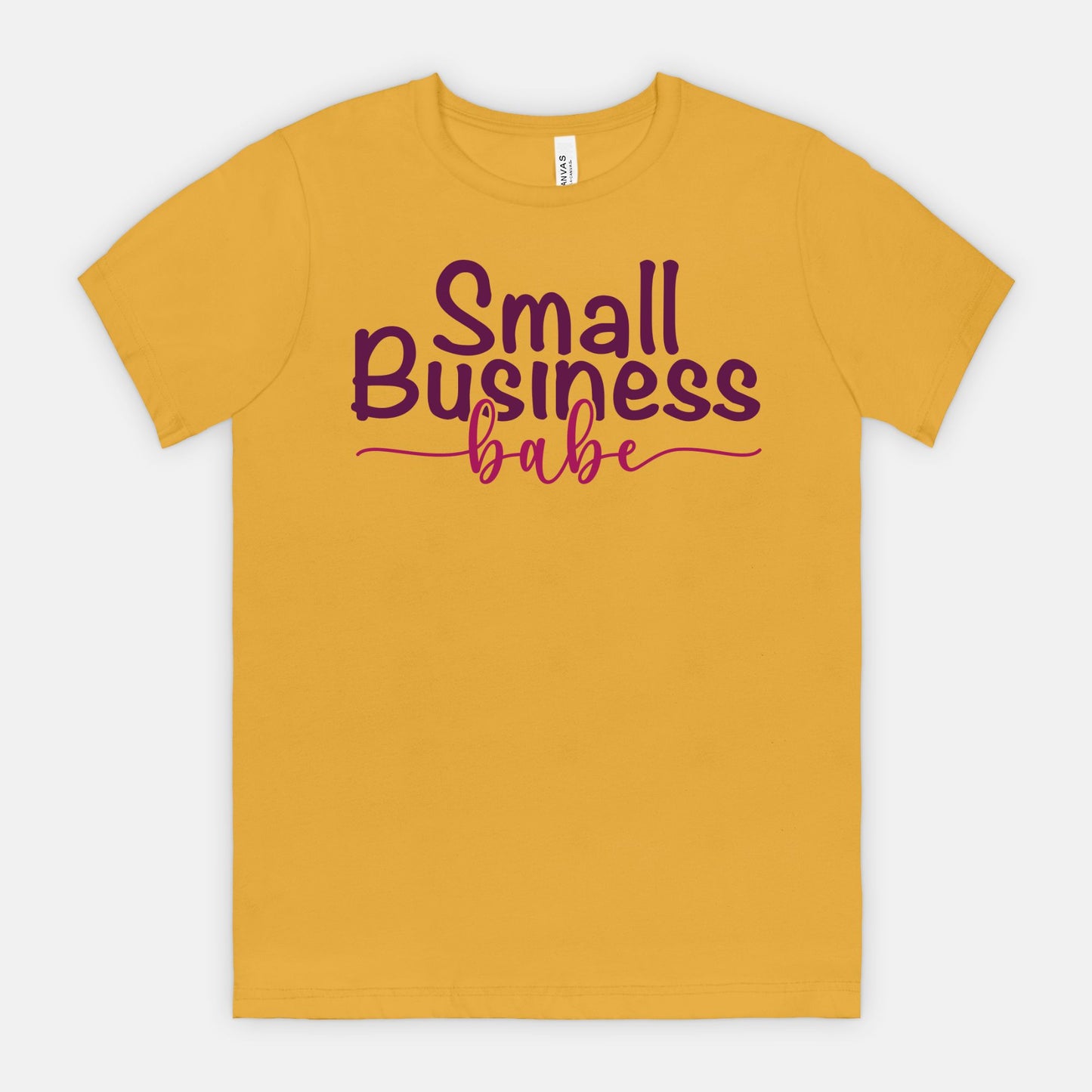 Celebrate your entrepreneurial journey with Bella Canvas Unisex Tee 3001 - Small Business Babe, from Designs On The Go. Elevate your style with this chic and comfortable tee, perfect for showcasing your pride as a small business owner.