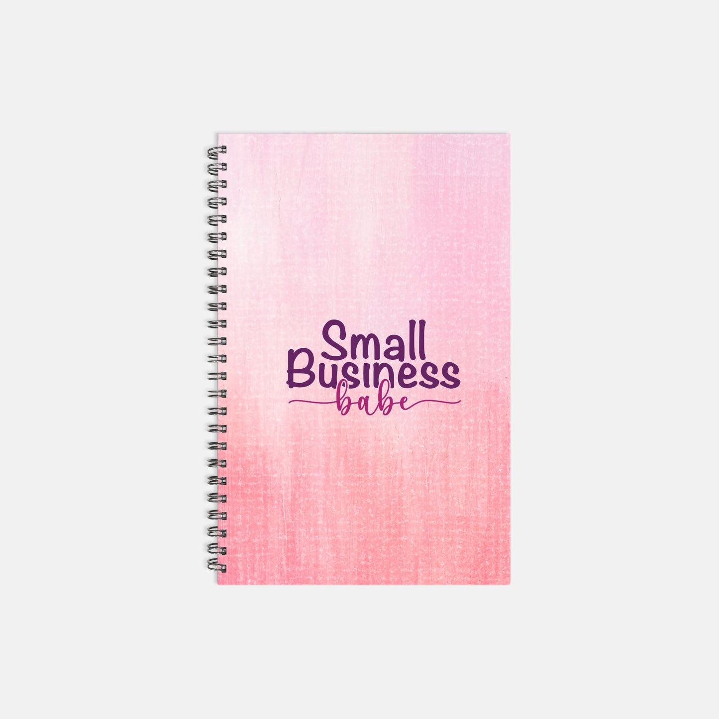 Notebook Hardcover Spiral 5.5 x 8.5 - Small Business Babe