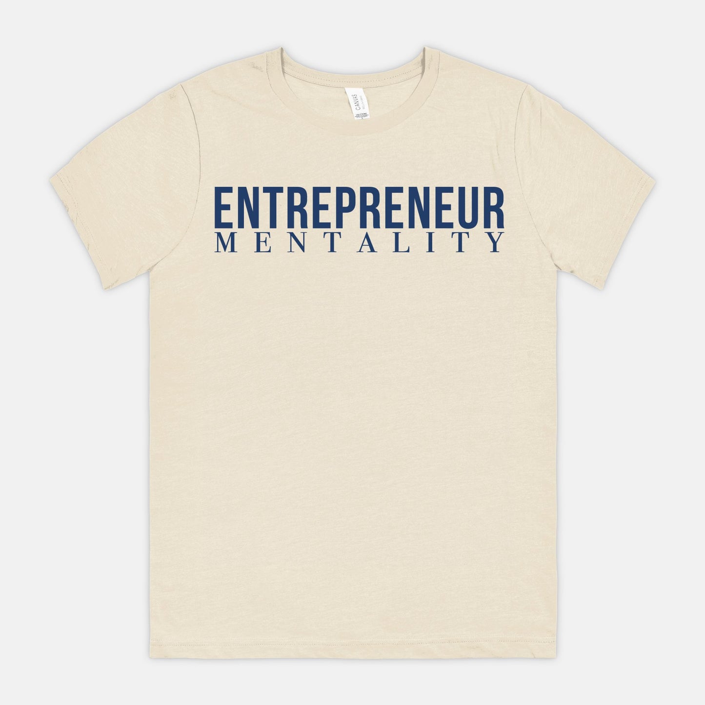 Embody entrepreneurial spirit with Bella Canvas Unisex Tee 3001CVC - Entrepreneur Mentality, from Designs On The Go. Elevate your style with a design that reflects your drive and ambition, showcasing your commitment to success effortlessly.