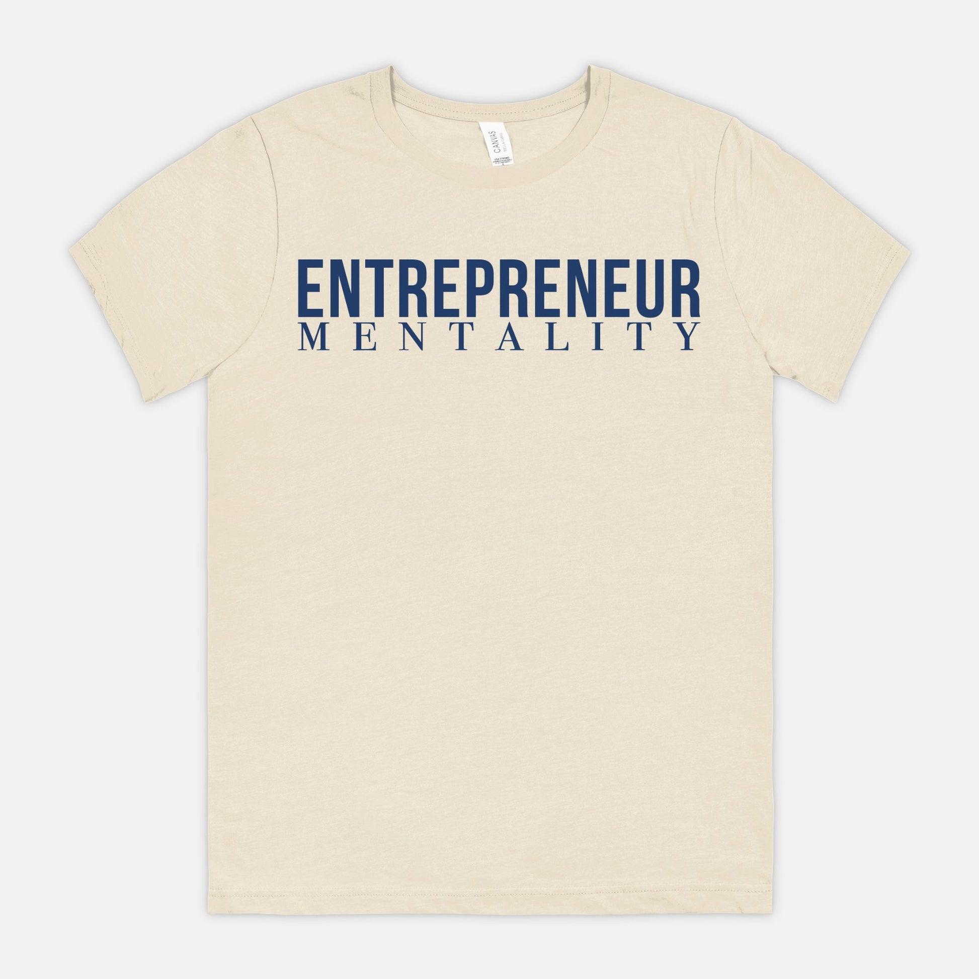 Embody entrepreneurial spirit with Bella Canvas Unisex Tee 3001CVC - Entrepreneur Mentality, from Designs On The Go. Elevate your style with a design that reflects your drive and ambition, showcasing your commitment to success effortlessly.