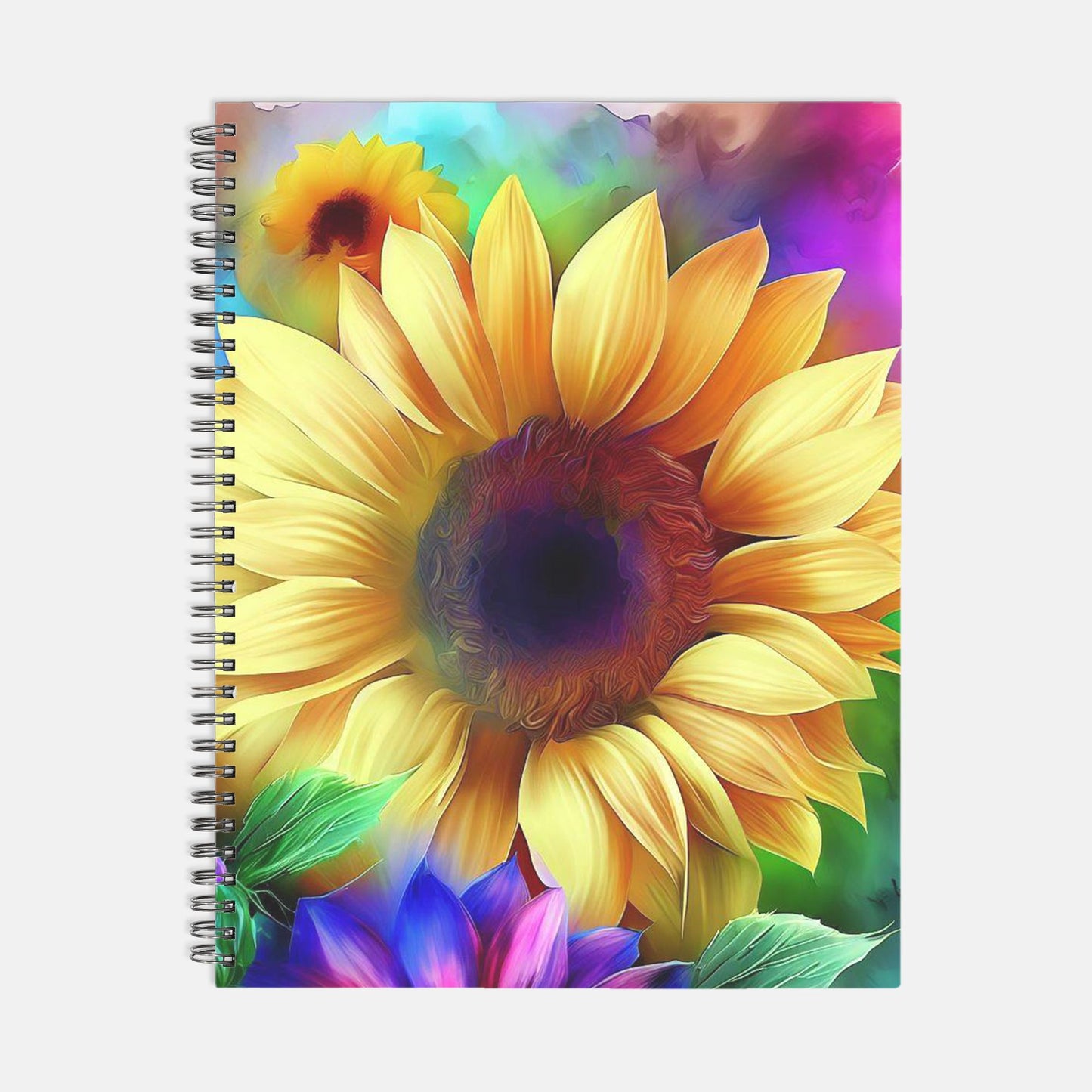 Notebook Softcover Spiral 8.5 x 11 - Sunflower Color