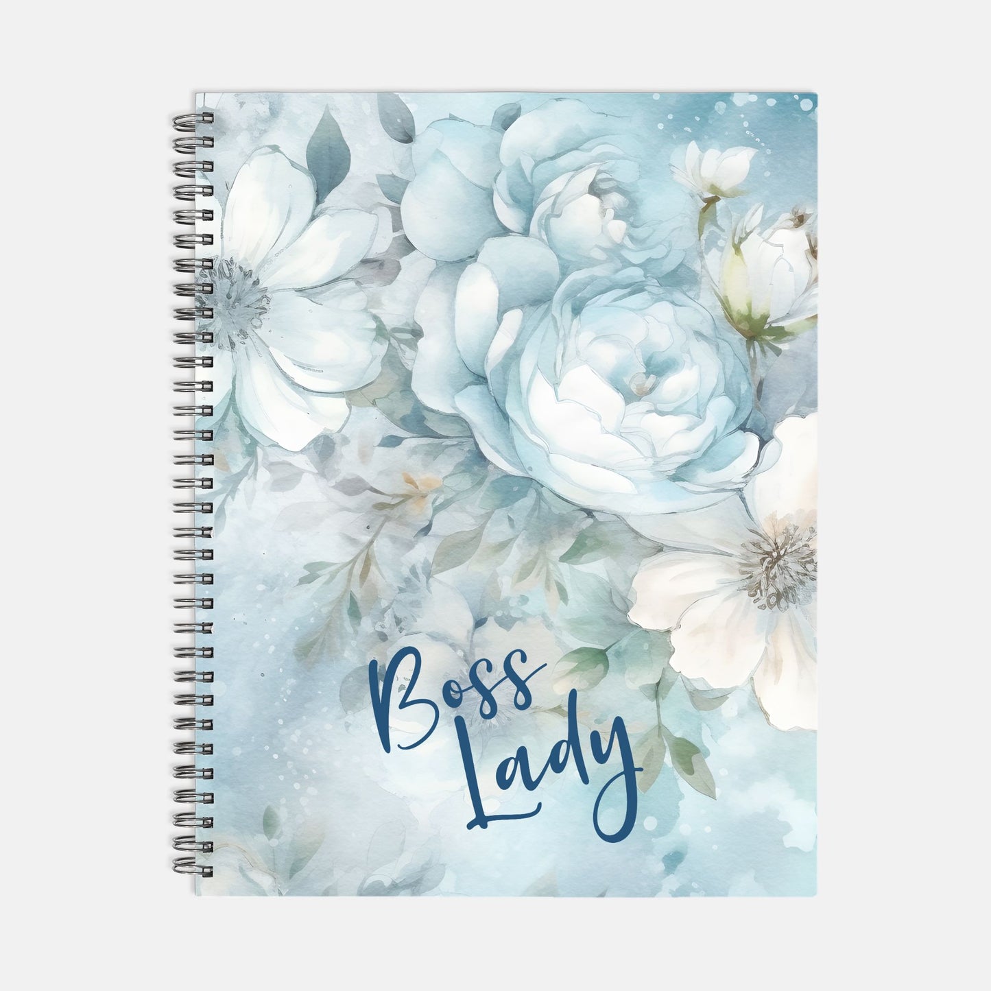 Notebook Hardcover Spiral 8.5 x 11 - Boss Lady Classy 03