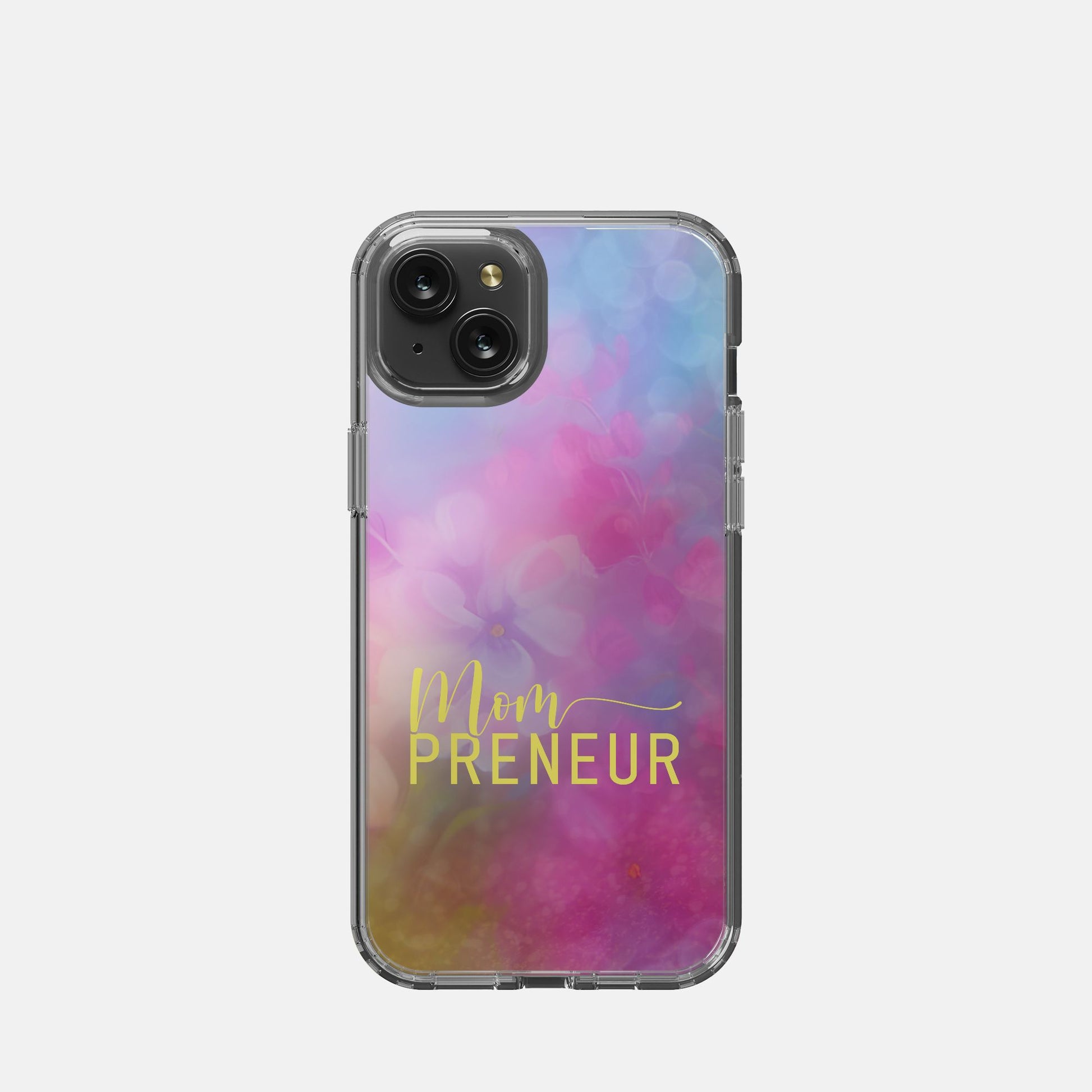 Show off your entrepreneurial spirit with the iPhone 15 Plus Clear Case - Mompreneur Fantasy Flowers from Designs On The Go. This chic case features a dreamy floral design, perfect for the modern mompreneur. It offers durable protection while adding a touch of elegance to your daily hustle.