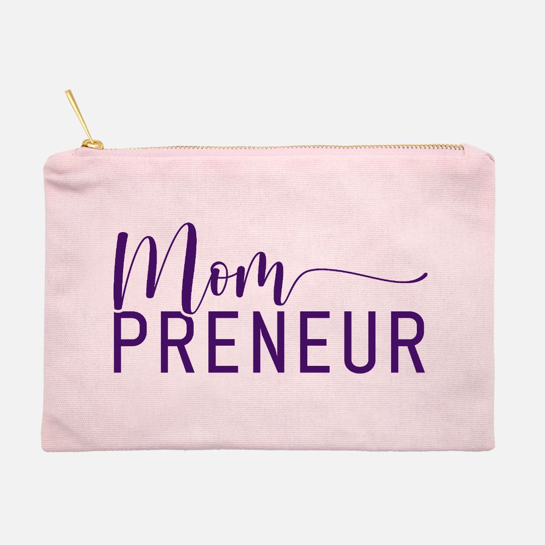 Zipper Canvas Bag - Mompreneur