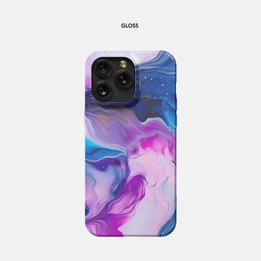 iPhone 15 Pro Max Slim Case - Jewel Tone Marble
