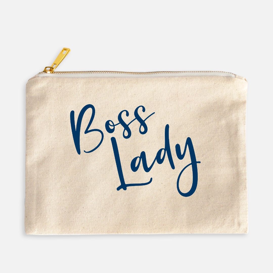 Zipper Canvas Bag - Boss Lady Classy