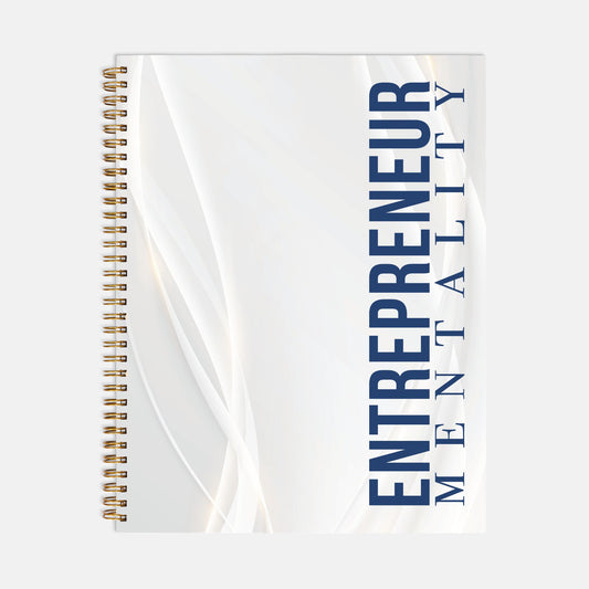 Notebook Hardcover Spiral 8.5 x 11 - Entrepreneur Mentality