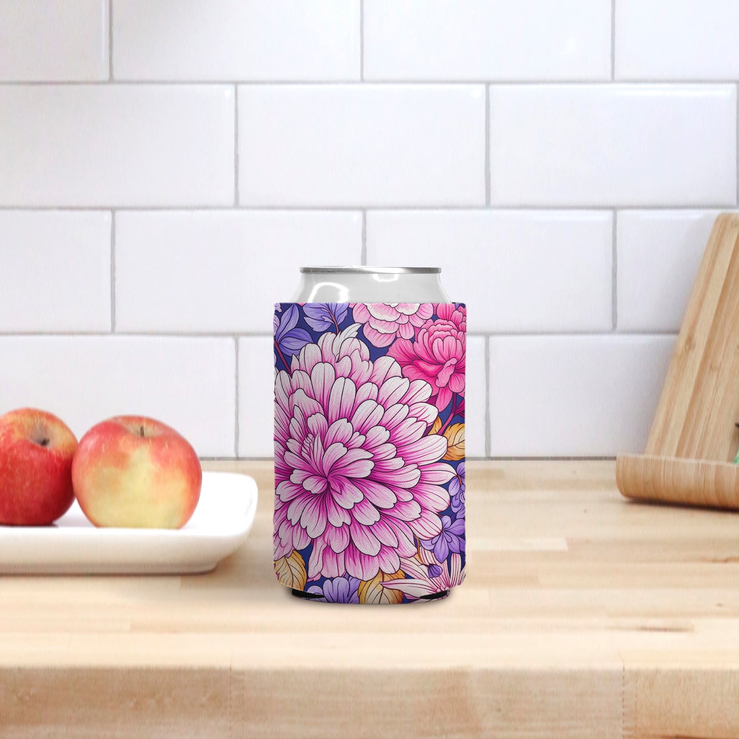 Stay refreshed with our Pink Foliage Can Cooler from Designs On The Go. This stylish cooler showcases a vibrant pink foliage design, keeping your beverages perfectly chilled. Ideal for picnics, parties, and daily use, this can cooler combines functionality with a touch of nature-inspired elegance.