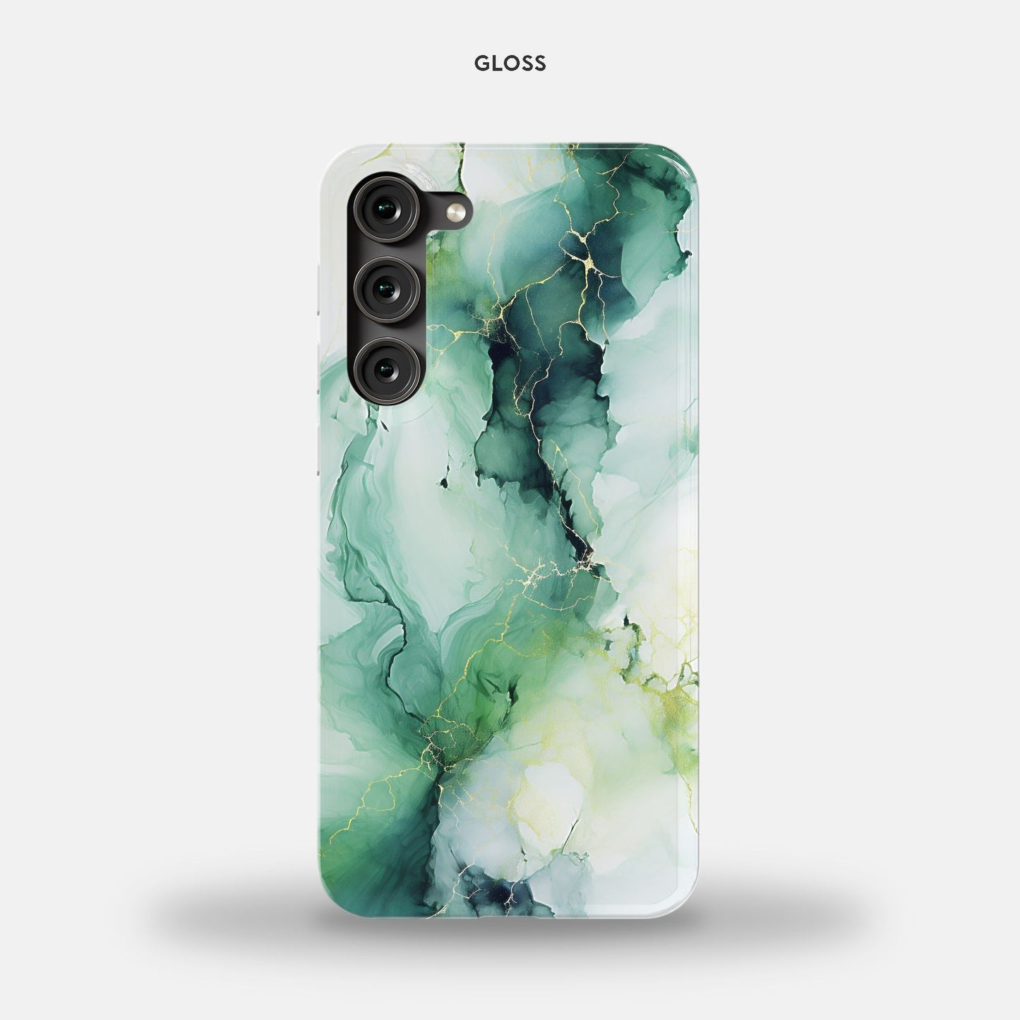 Samsung Galaxy S23 Plus Slim Case - Green Marble