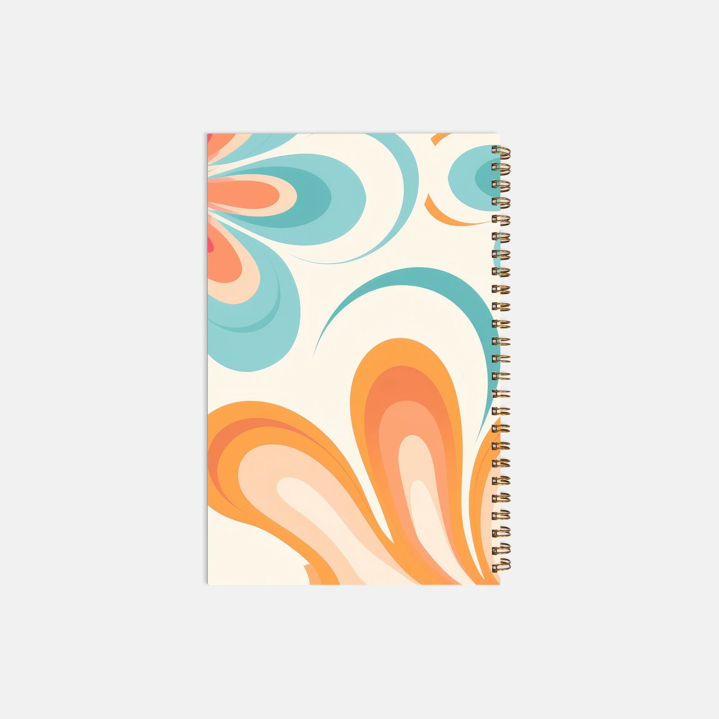 Planner Hardcover Spiral 5.5 x 8.5 - Boss Lady Retro Flower