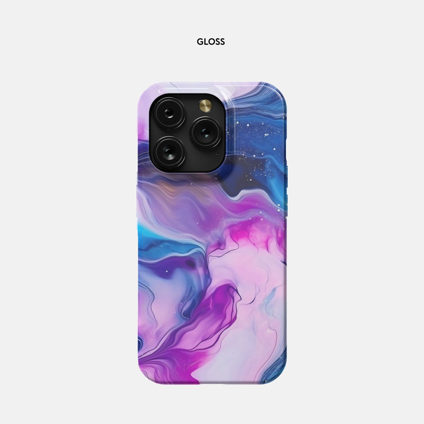 iPhone 15 Pro Slim Case - Jewel Tone Marble