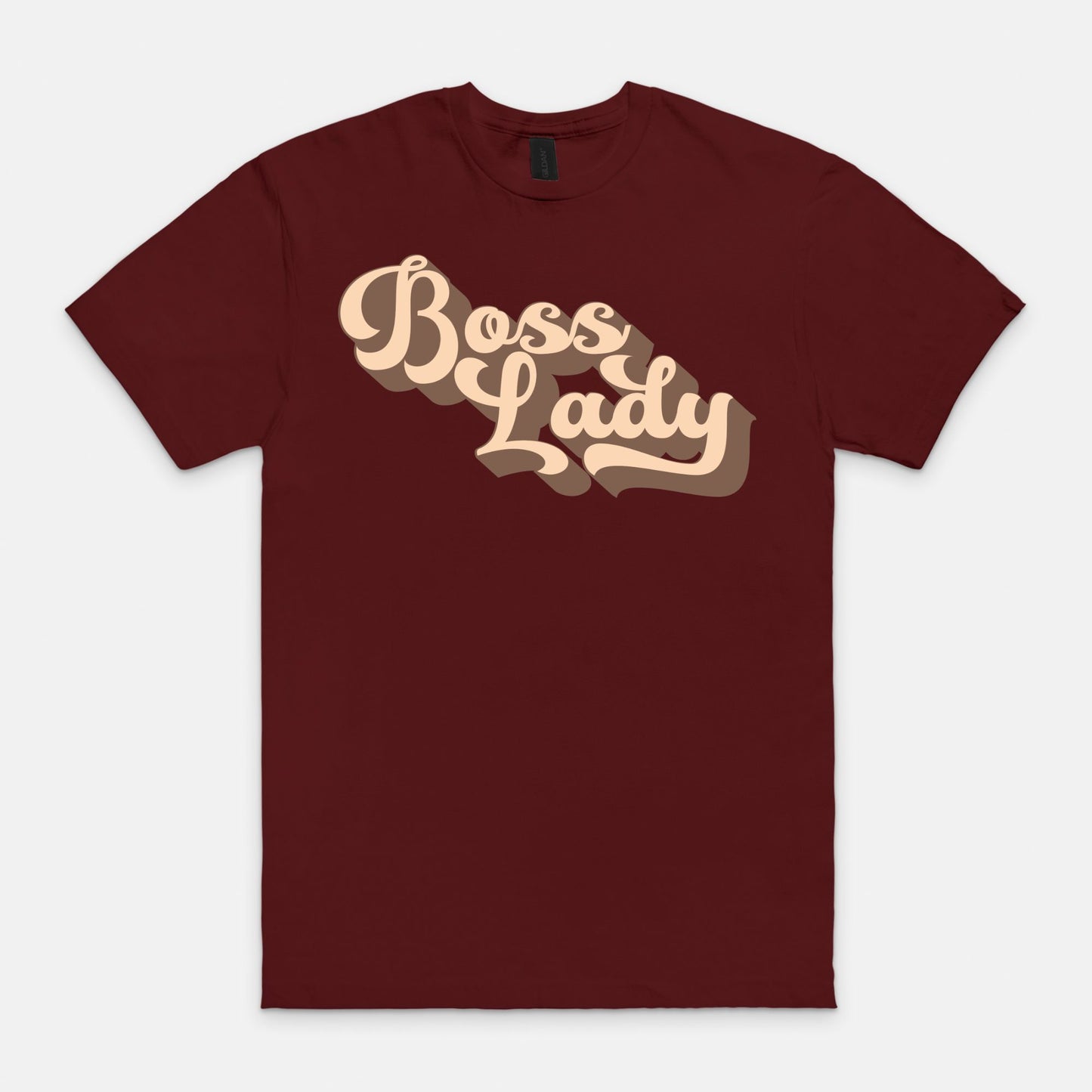 Unisex Soft-style T-Shirt Gildan 64000 - Boss Lady Retro