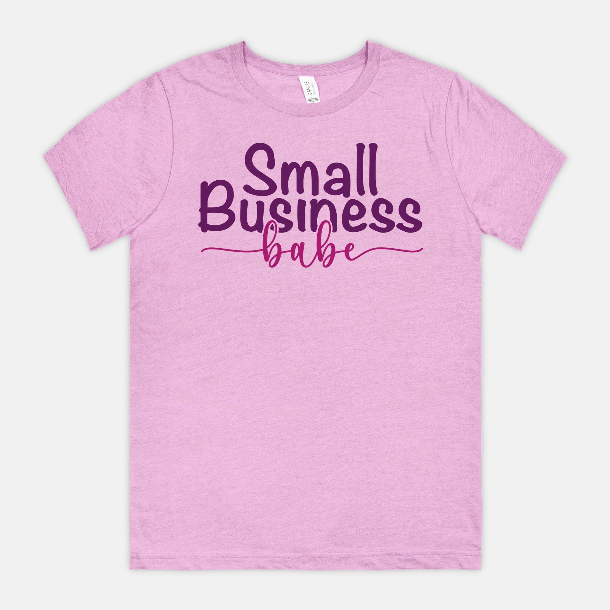 Celebrate small business ownership with Bella Canvas Unisex Tee 3001CVC - Small Business Babe, from Designs On The Go. Elevate your entrepreneurial spirit with this chic and comfortable tee, perfect for showcasing your pride as a small business owner.