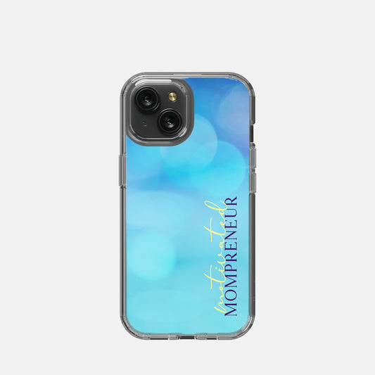 Protect your iPhone 15 in style with the Motivated Mompreneur Icy Ocean Clear Case from Designs On The Go. This stunning case combines durability with a vibrant ocean-inspired design, perfect for ambitious women on the go. Showcase your entrepreneurial spirit while keeping your phone safe and secure.