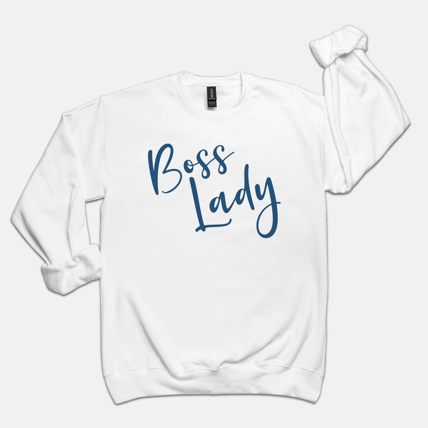 Unisex Crew Neck Sweatshirt Gildan - Boss Lady Classy