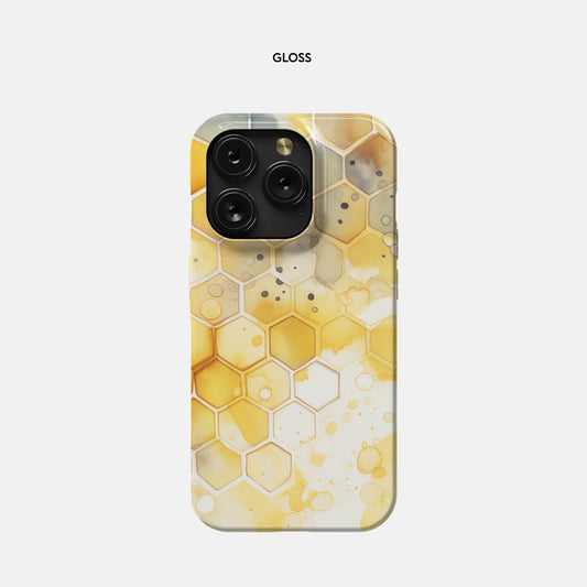 iPhone 15 Pro Slim Case - Beehive Splash