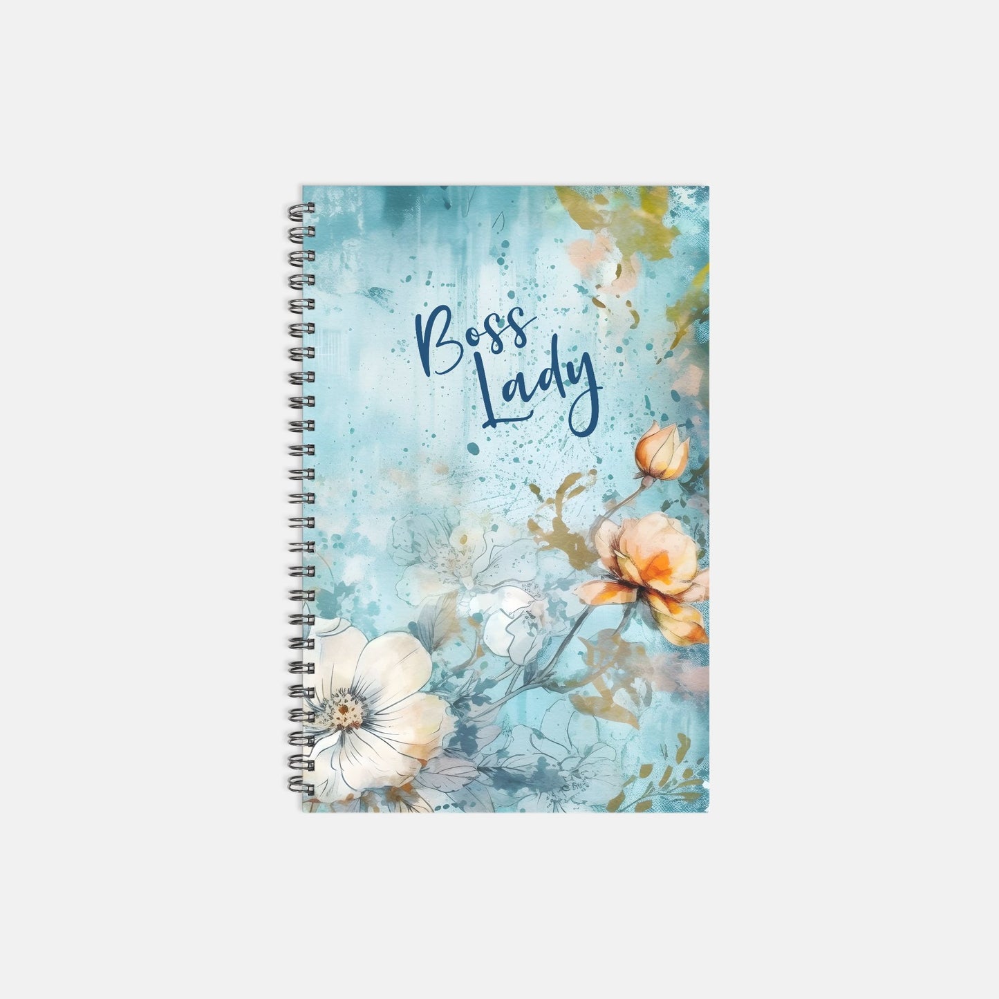 Notebook Softcover Spiral 5.5 x 8.5 - Boss lady Classy 01