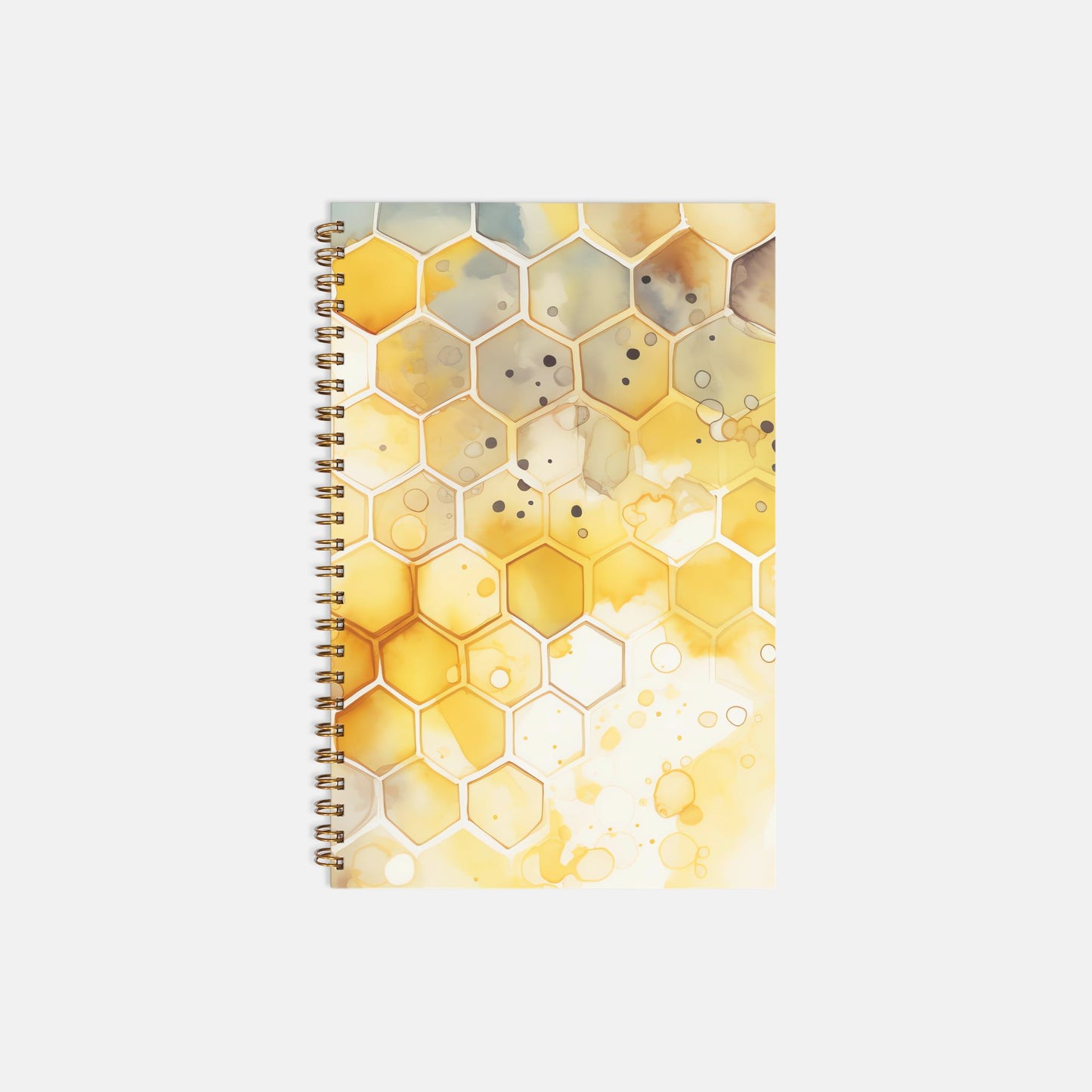 Notebook Hardcover Spiral 5.5 x 8.5 - Beehive Splash