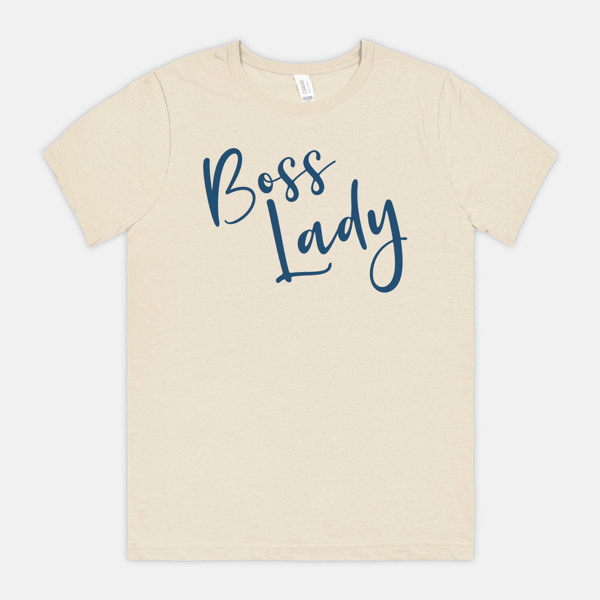 Elevate your wardrobe with Bella Canvas Unisex Tee 3001CVC - Boss Lady Classy, from Designs On The Go. Make a statement effortlessly.