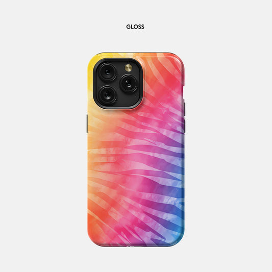 iPhone 15 Pro Max Tough Case - Rainbow Tie Dye