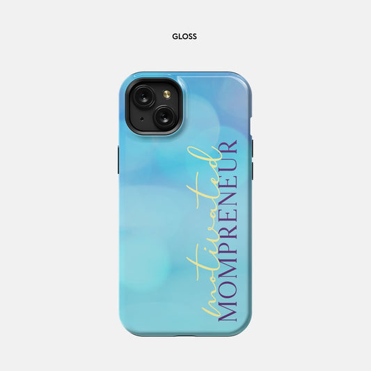 iPhone 15 Plus MagSafe Tough Case - Motivated Mompreneur Icy Ocean