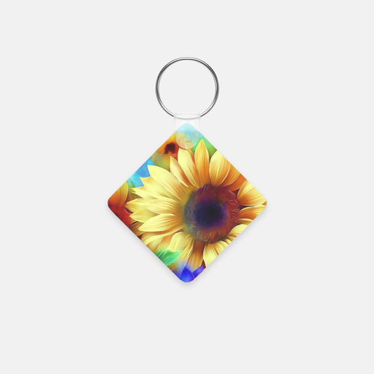 Key Chain (Square) - Sunflower Color