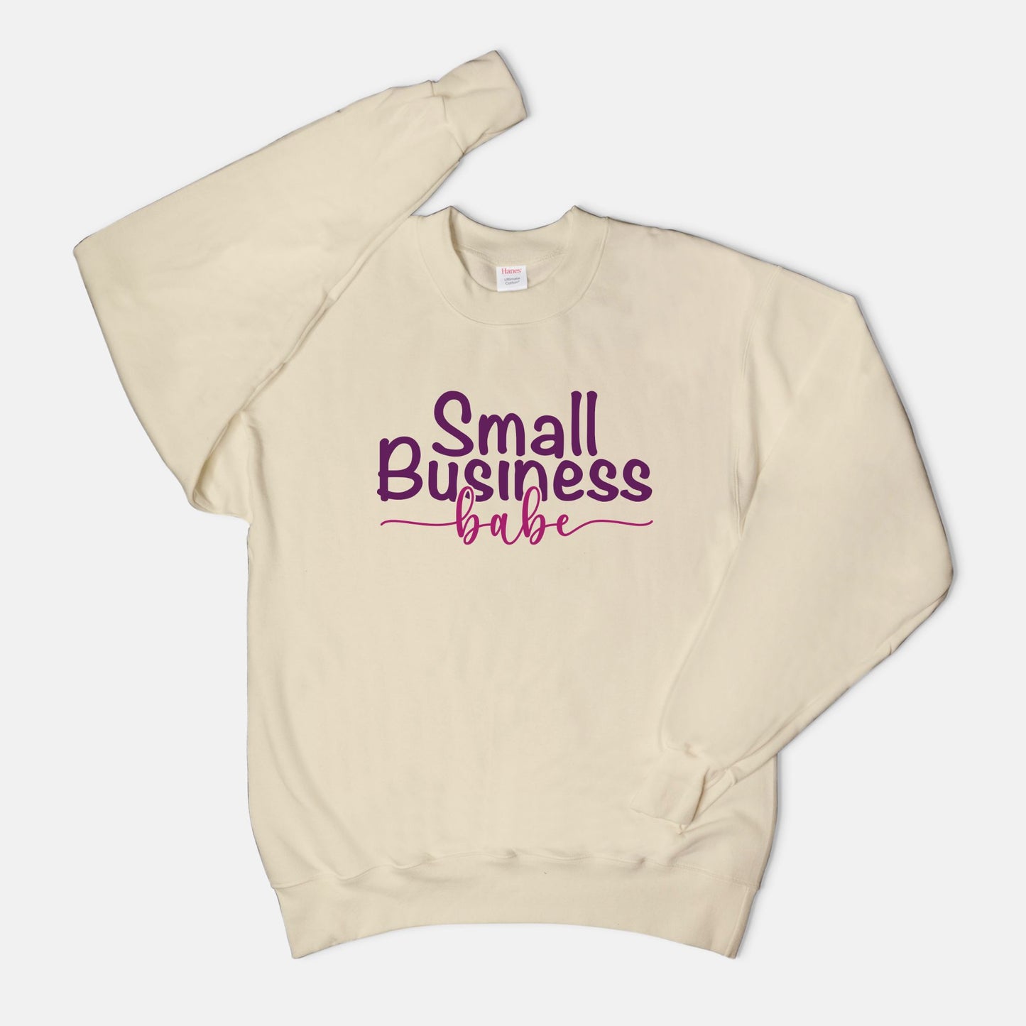 Unisex Crew Neck Sweatshirt Hanes F260 - Small Business Babe