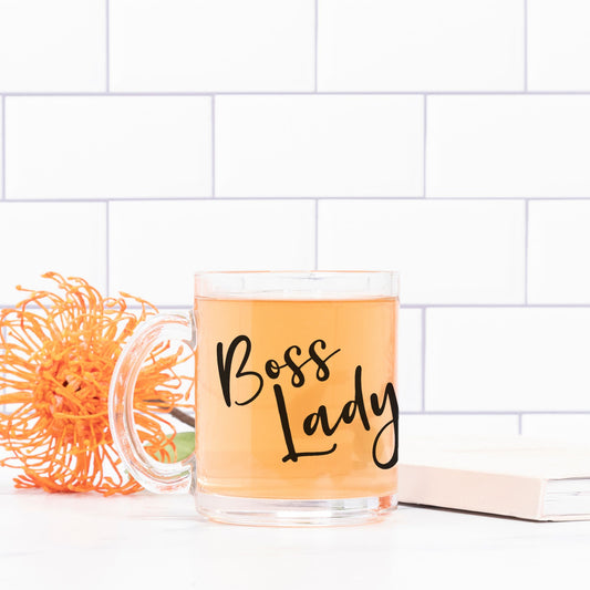 Mug Glass - Boss Lady