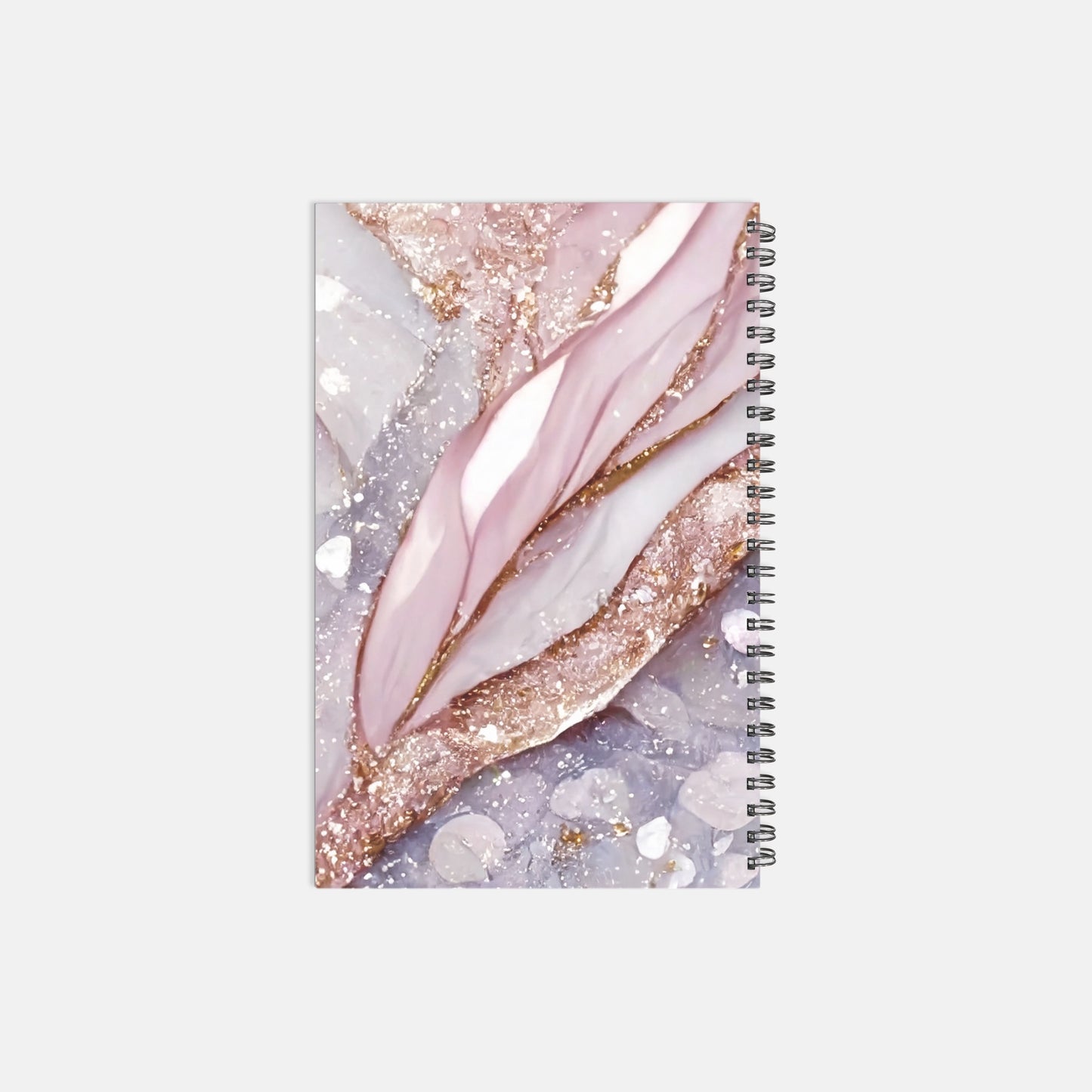 Notebook Hardcover Spiral 5.5 x 8.5 - Pastel Stonework