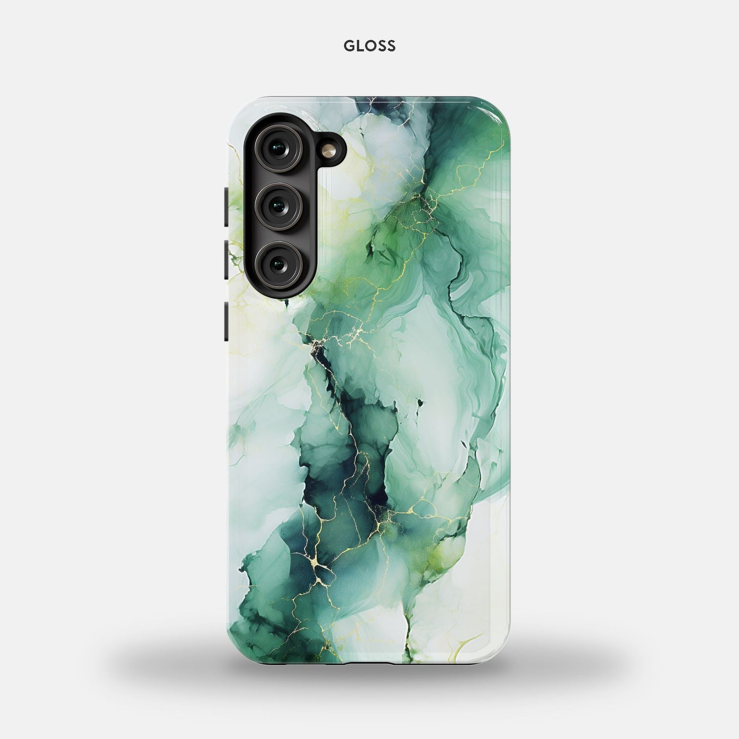 Samsung Galaxy S23 Plus Tough Case - Green Marble