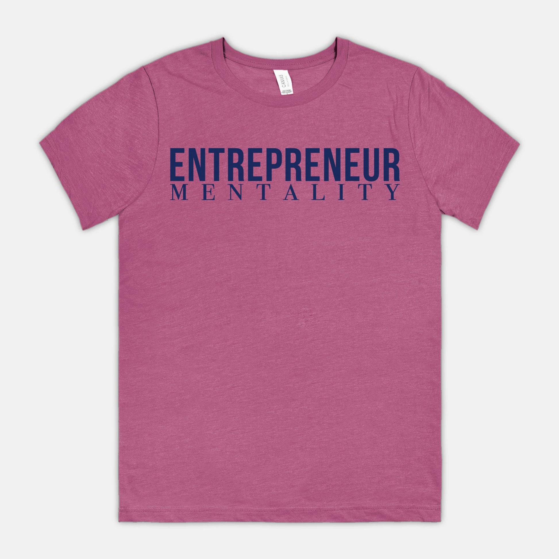 Embody entrepreneurial spirit with Bella Canvas Unisex Tee 3001CVC - Entrepreneur Mentality, from Designs On The Go. Elevate your style with a design that reflects your drive and ambition, showcasing your commitment to success effortlessly.