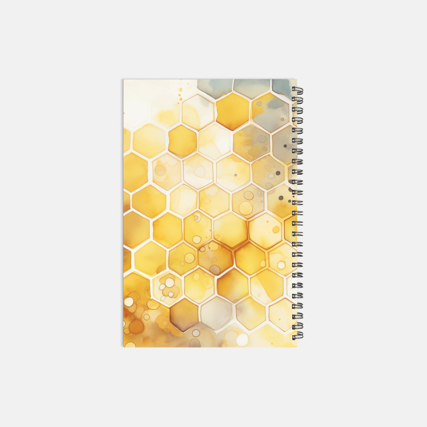 Notebook Hardcover Spiral 5.5 x 8.5 - Beehive Splash