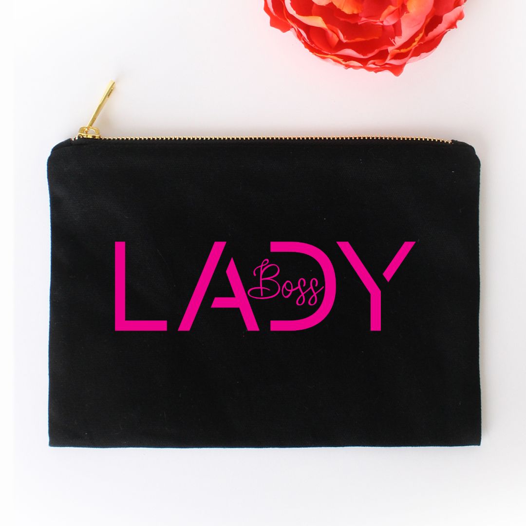 Zipper Canvas Bag - Boss Lady Modern