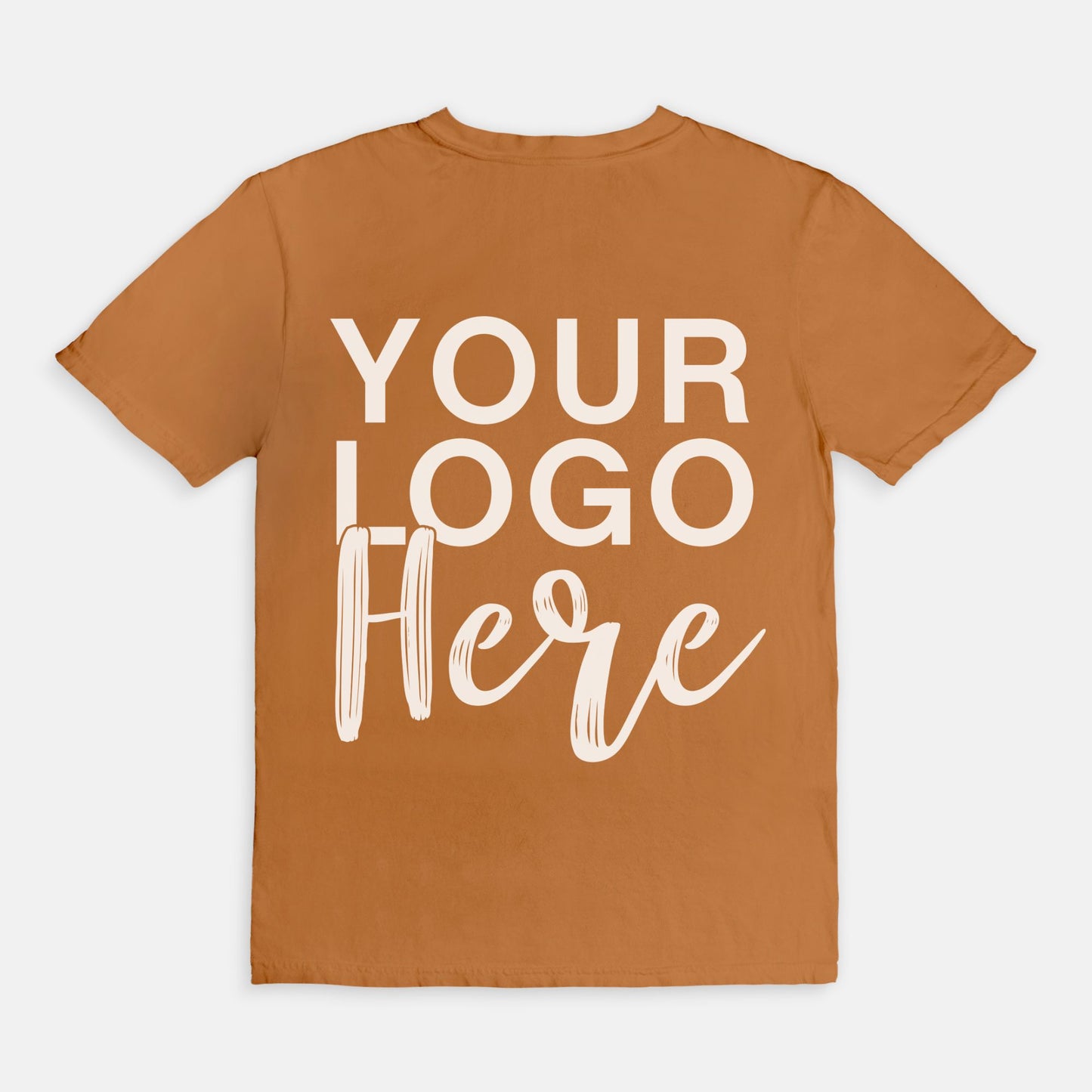 Elevate your brand with the Comfort Color Tee 1717 - Logo Only - Print Front & Back from Designs On The Go. This high-quality tee offers superior comfort and durability, featuring your logo on both the front and back. Perfect for making a lasting impression in everyday wear.