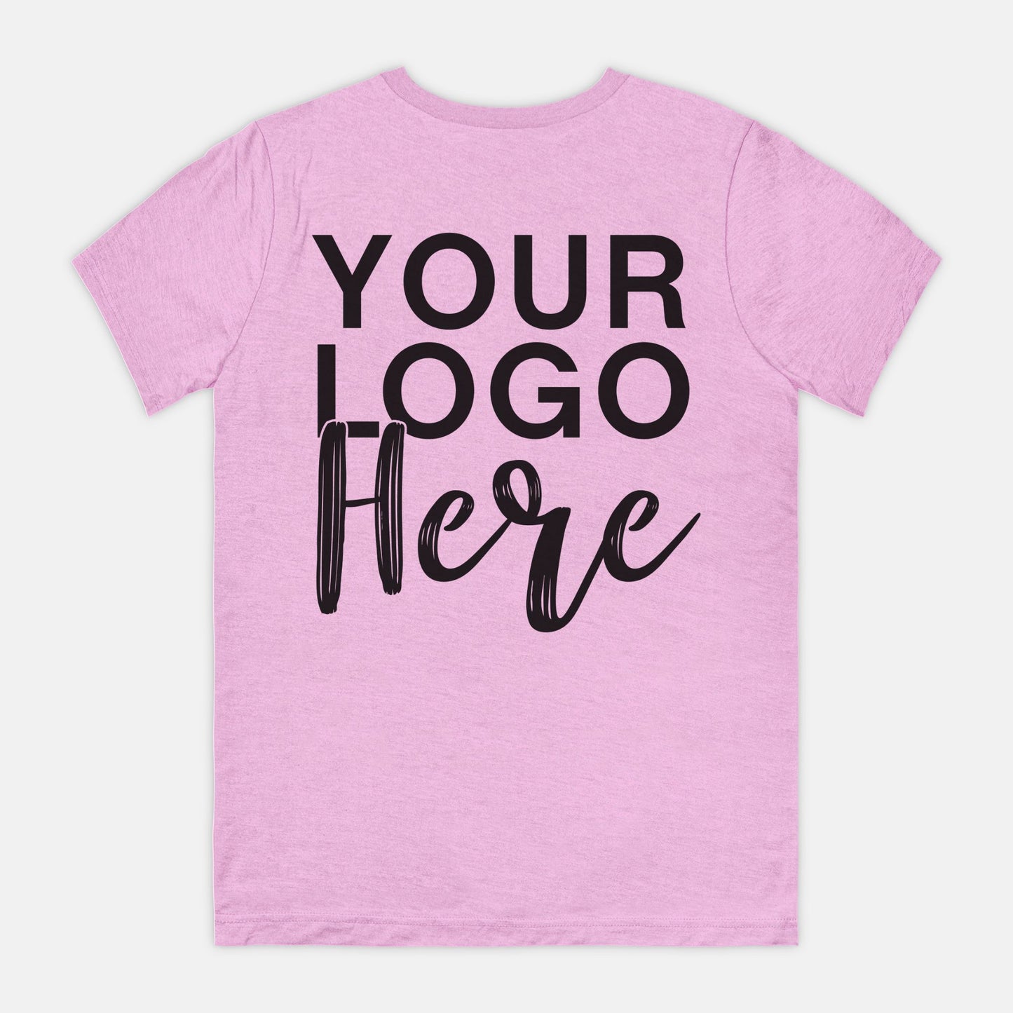 Maximize brand visibility with Bella Canvas Unisex Tee 3001CVC - Logo Only - Front & Back, from Designs On The Go. Elevate your style with this double-sided design, showcasing your logo prominently on both sides for maximum impact and recognition.