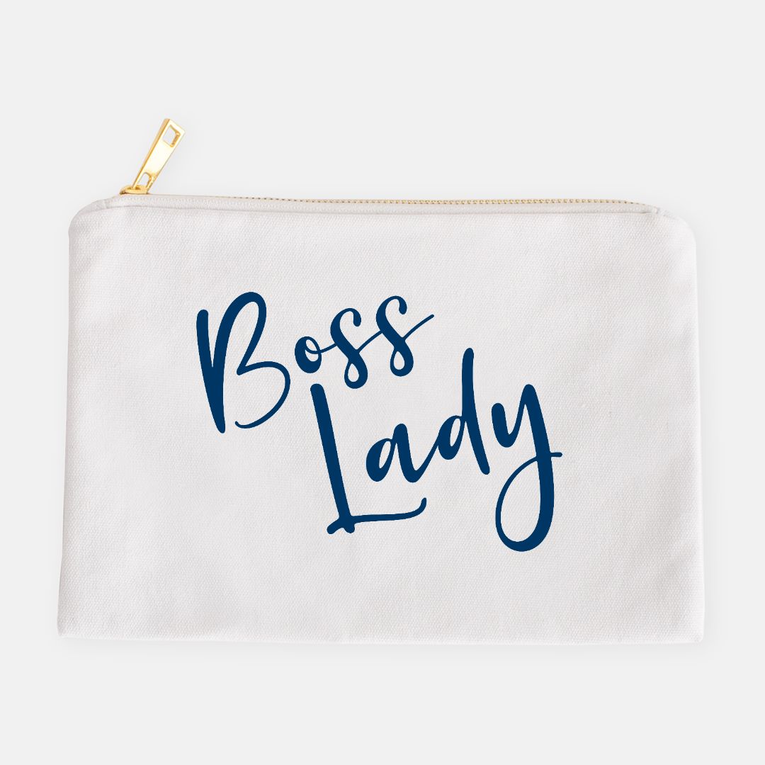 Zipper Canvas Bag - Boss Lady Classy