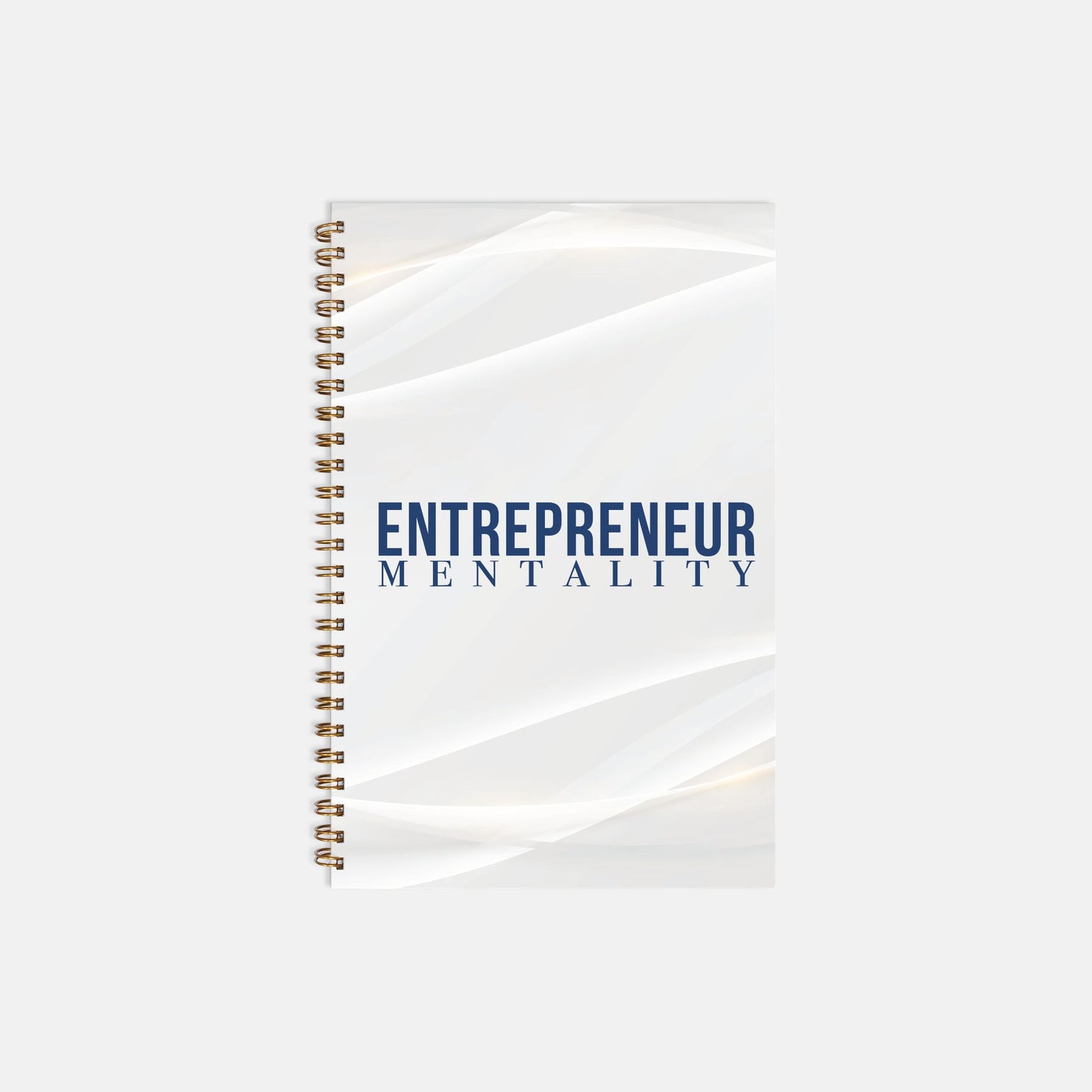 Notebook Hardcover Spiral 5.5 x 8.5 - Entrepreneur Mentality