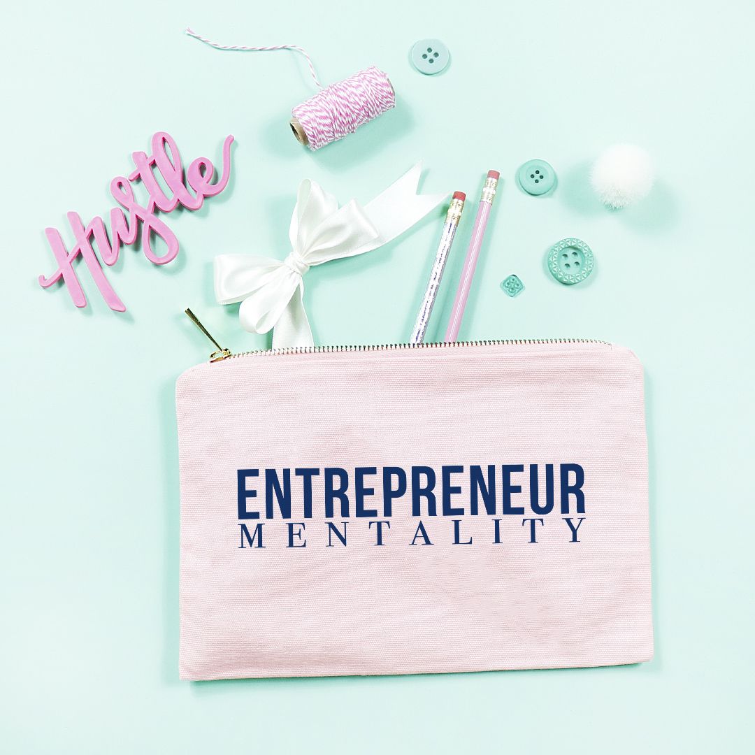 Elevate your organization with our Canvas Zipper Bag - Entrepreneur Mentality from Designs On The Go. Perfect for storing essentials, this stylish and durable bag reflects your entrepreneurial spirit. Ideal for travel, work, or everyday use, it keeps your items secure and easily accessible.