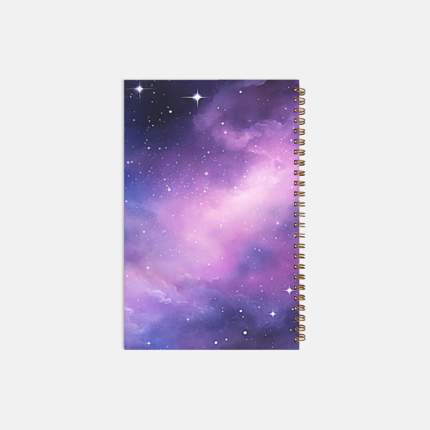 Notebook Hardcover Spiral 5.5 x 8.5 - Night Sky Wonder