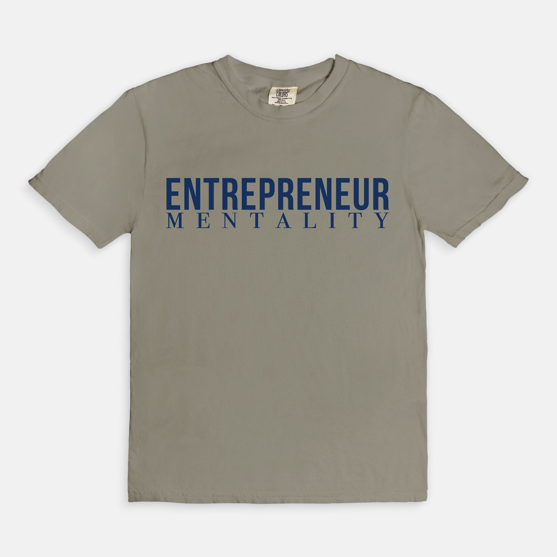 Showcase your drive with the Comfort Color Tee 1717 - Entrepreneur Mentality from Designs On The Go. This comfortable, high-quality tee embodies your ambitious spirit with a sleek design, perfect for daily wear. Elevate your casual wardrobe and inspire success with every step you take.