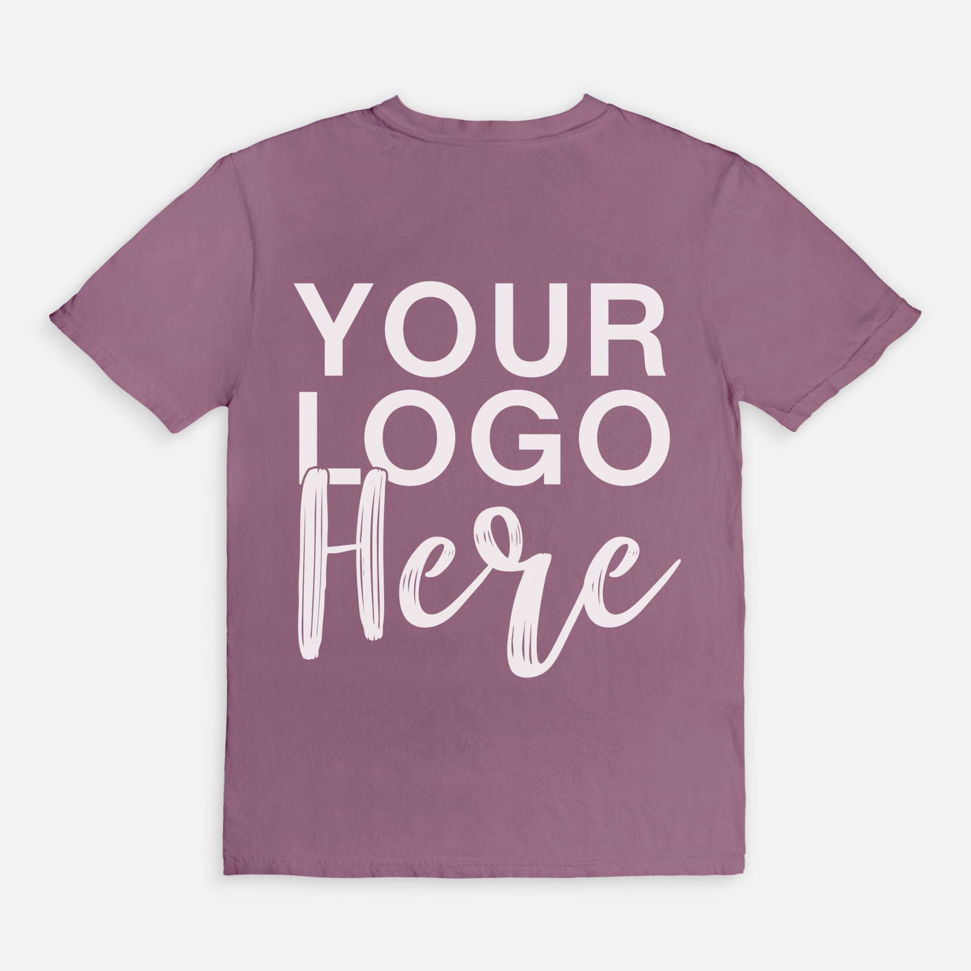 Elevate your brand with the Comfort Color Tee 1717 - Logo Only - Print Front & Back from Designs On The Go. This high-quality tee offers superior comfort and durability, featuring your logo on both the front and back. Perfect for making a lasting impression in everyday wear.