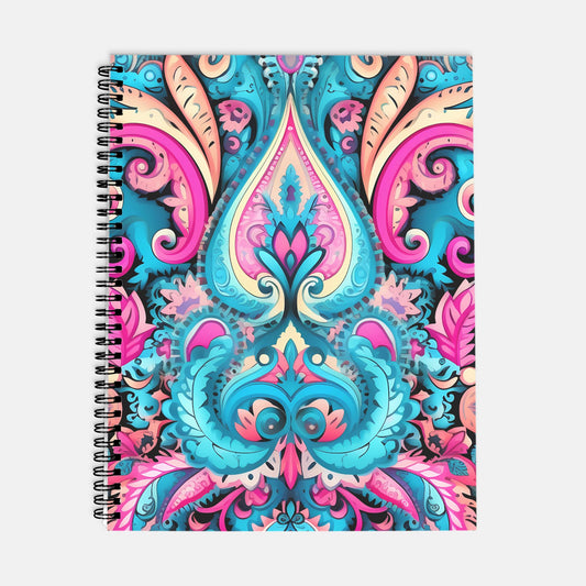 Planner Hardcover Spiral 8.5 x 11 - Colorful Design