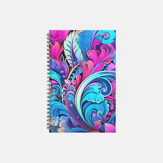 Planner Hardcover Spiral 5.5 x 8.5 - Feathers N Florals