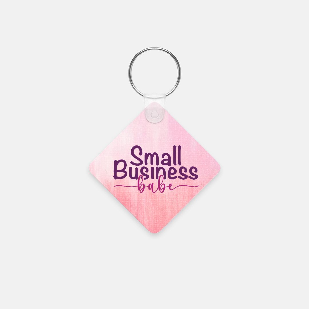 Key Chain (Square) - Small Business Babe
